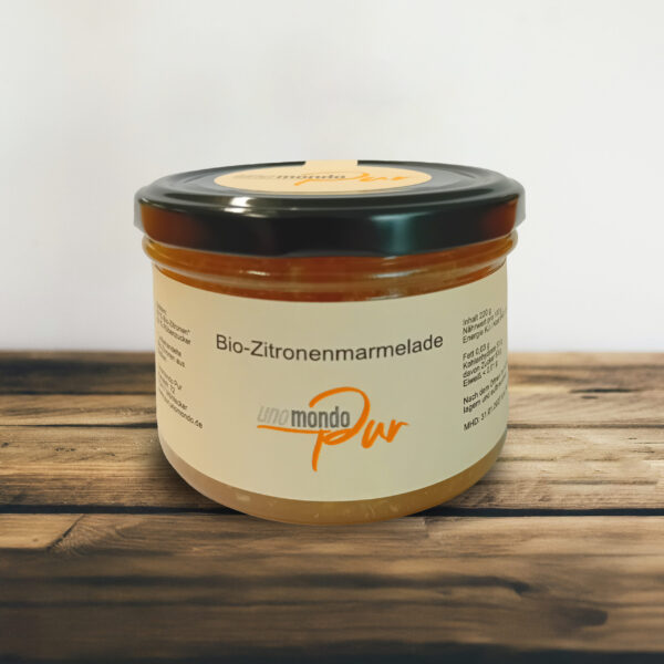 Bio-Zitronen Marmelade